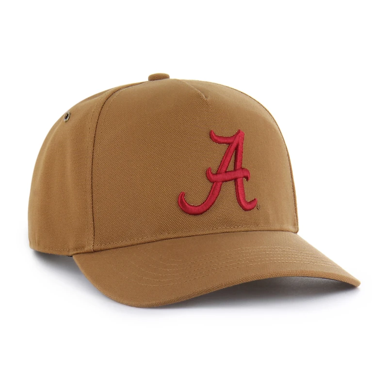Casquette unisexe Carhartt x '47 marron Alabama Crimson Tide Hitch réglable