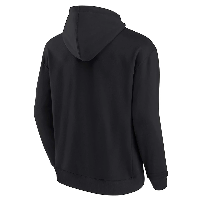 Sweat à capuche unisexe Fanatics noir Alabama Crimson Tide Elements en polaire super douce