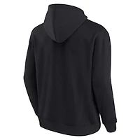 Sweat à capuche unisexe Fanatics noir Alabama Crimson Tide Elements en polaire super douce