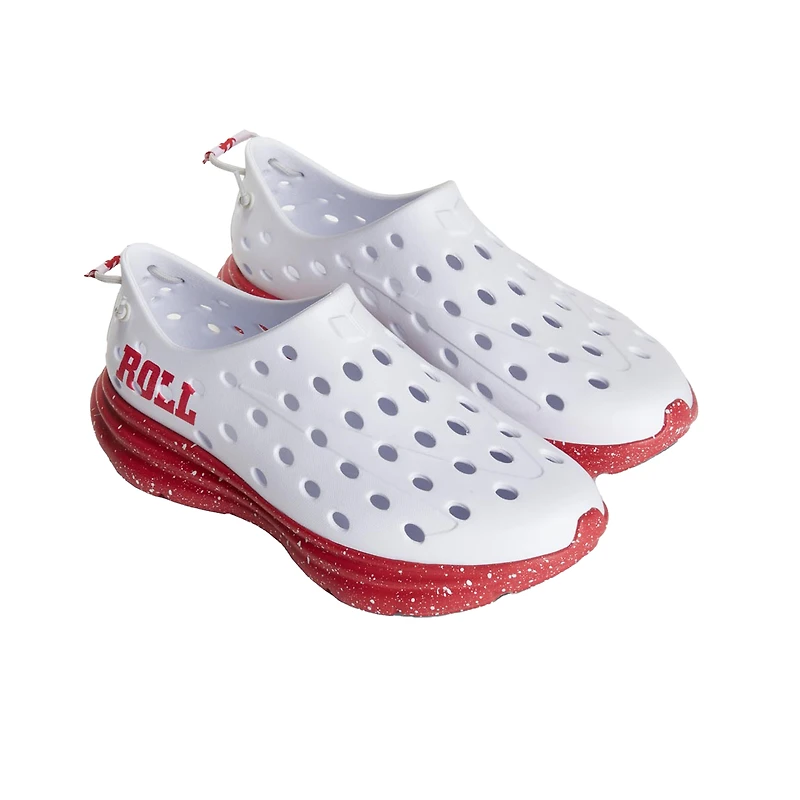 Unisex Kane Footwear White Alabama Crimson Tide Speckle Recovery Shoes