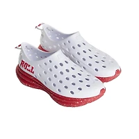 Unisex Kane Footwear White Alabama Crimson Tide Speckle Recovery Shoes