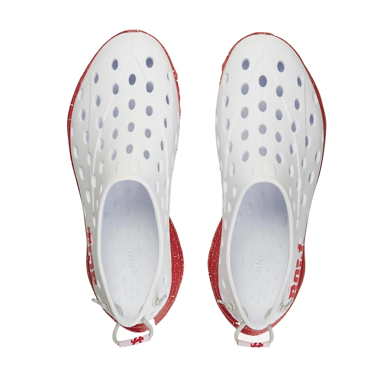 Unisex Kane Footwear White Alabama Crimson Tide Speckle Recovery Shoes