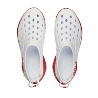 Unisex Kane Footwear White Alabama Crimson Tide Speckle Recovery Shoes