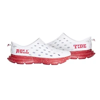 Chaussures unisexes Kane Footwear blanches Alabama Crimson Tide Speckle Recovery