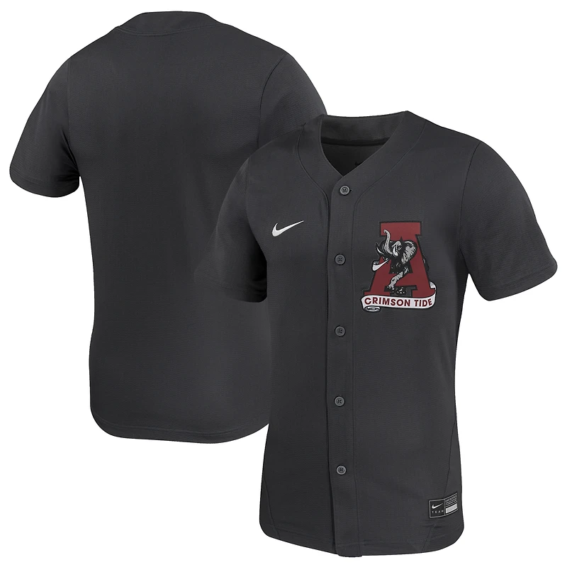 Unisex Nike Anthracite Alabama Crimson Tide Replica Softball Jersey