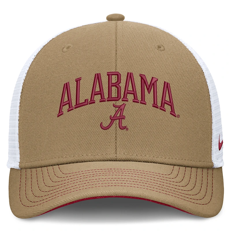 Unisex Nike  Crimson/White Alabama Crimson Tide Primetime Arched Trucker Adjustable Hat