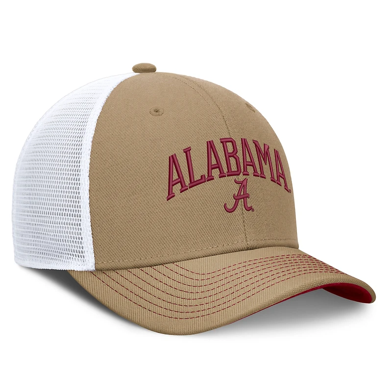 Casquette trucker unisexe Nike Crimson/White Alabama Crimson Tide Primetime à arche réglable