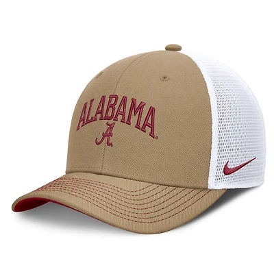 Casquette trucker unisexe Nike Crimson/White Alabama Crimson Tide Primetime à arche réglable