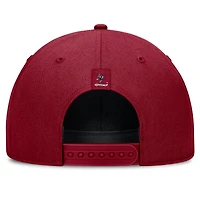 Casquette unisexe Nike Crimson Alabama Crimson Tide 2026 Basketball Refresh 5 panneaux à taille corde