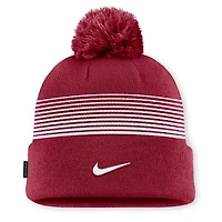 Unisex Nike Crimson Alabama Crimson Tide 2026 On-Field Cuffed Knit Hat with Pom
