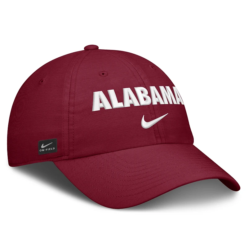 Unisex Nike Gray Alabama Crimson Tide 2026 On-Field Gameday Club Adjustable Hat