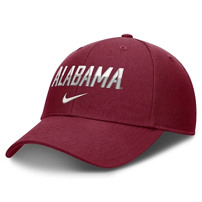Casquette unisexe Nike Crimson Alabama Crimson Tide 2026 On-Field Gameday Rise ajustable