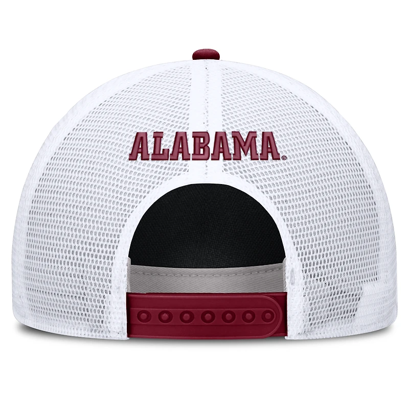 Casquette unisexe Nike Crimson Alabama Crimson Tide 2026 On-Field Gameday Rope Trucker ajustable
