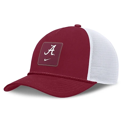 Casquette unisexe Nike Crimson Alabama Crimson Tide 2026 On-Field Gameday Rope Trucker ajustable