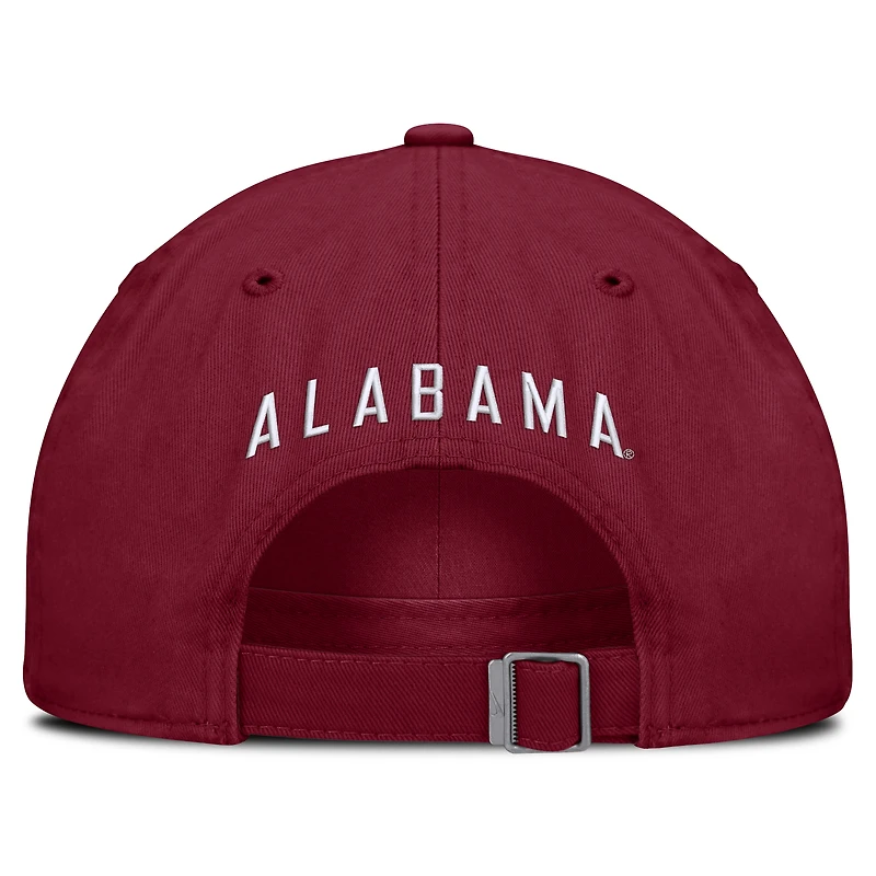 Unisex Nike  Crimson Alabama Crimson Tide Legacy Letter Club Adjustable Hat
