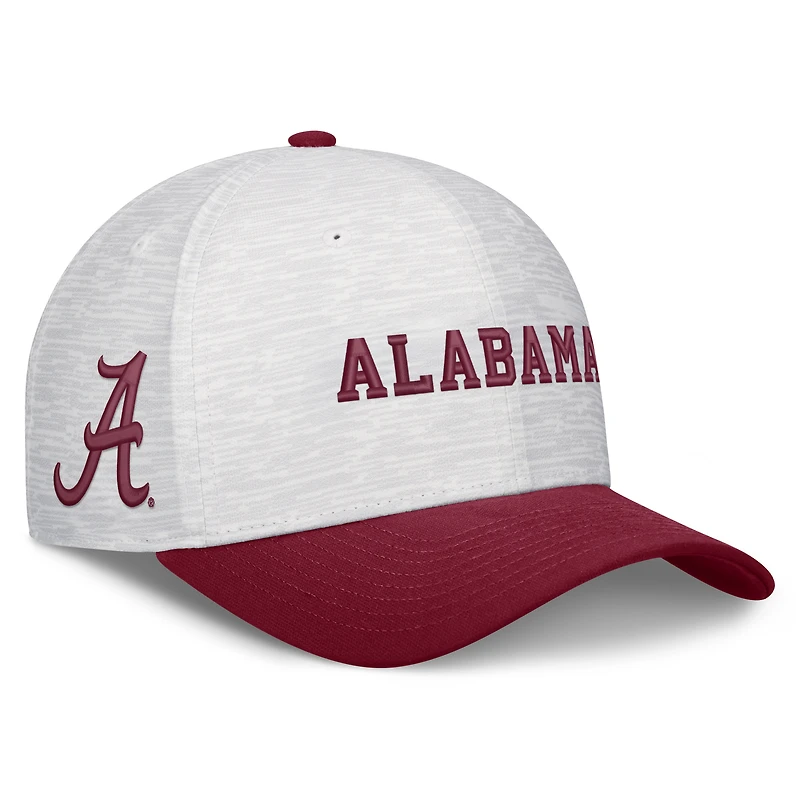 Unisex Nike  White/Crimson Alabama Crimson Tide Primetime Rise Adjustable Hat