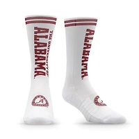 Chaussettes unisexes Strideline Alabama Crimson Tide Premium Wordmark Crew