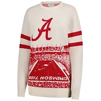 Pull unisexe Uscape Apparel crème Alabama Crimson Tide Renew Knit Stadium