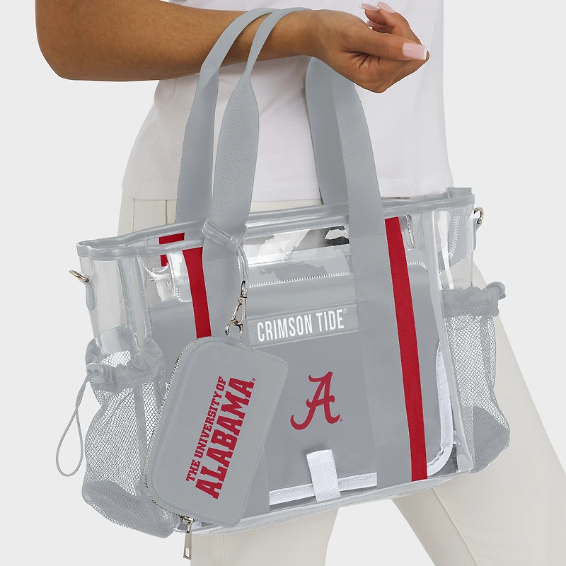 WEAR by Erin Andrews Alabama Crimson Tide Clear Stadium Baby Bag
