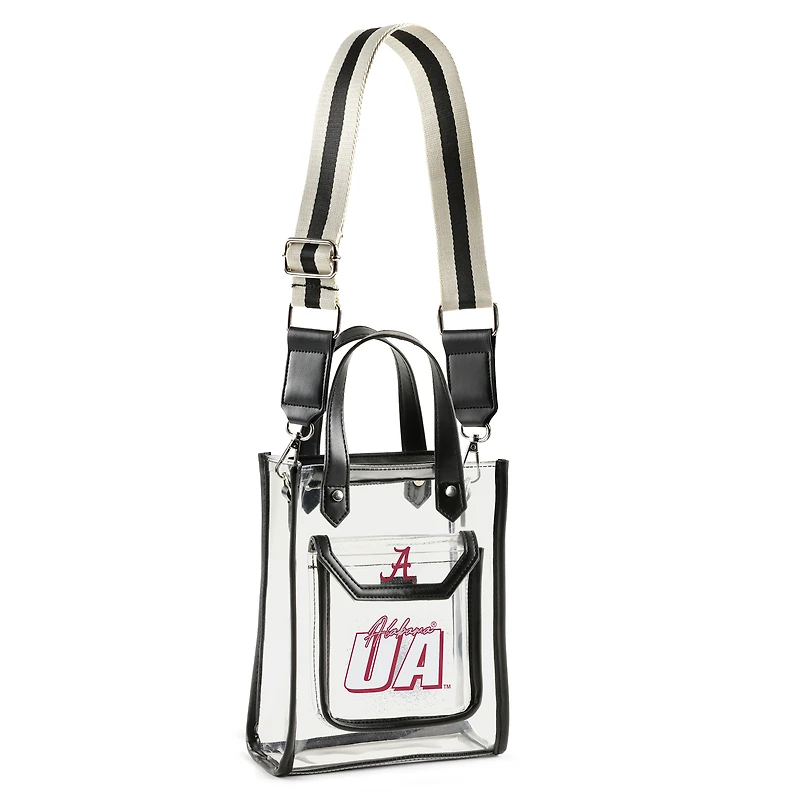 WEAR by Erin Andrews Alabama Crimson Tide Clear Stadium Crossbody Purse with Coin Pouch