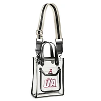 WEAR by Erin Andrews Alabama Crimson Tide Clear Stadium Crossbody Purse with Coin Pouch
