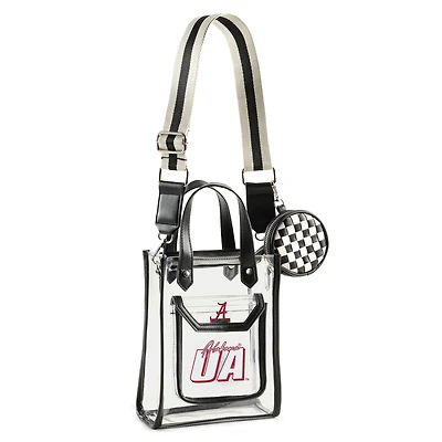 WEAR by Erin Andrews Alabama Crimson Tide Clear Stadium Crossbody Purse with Coin Pouch