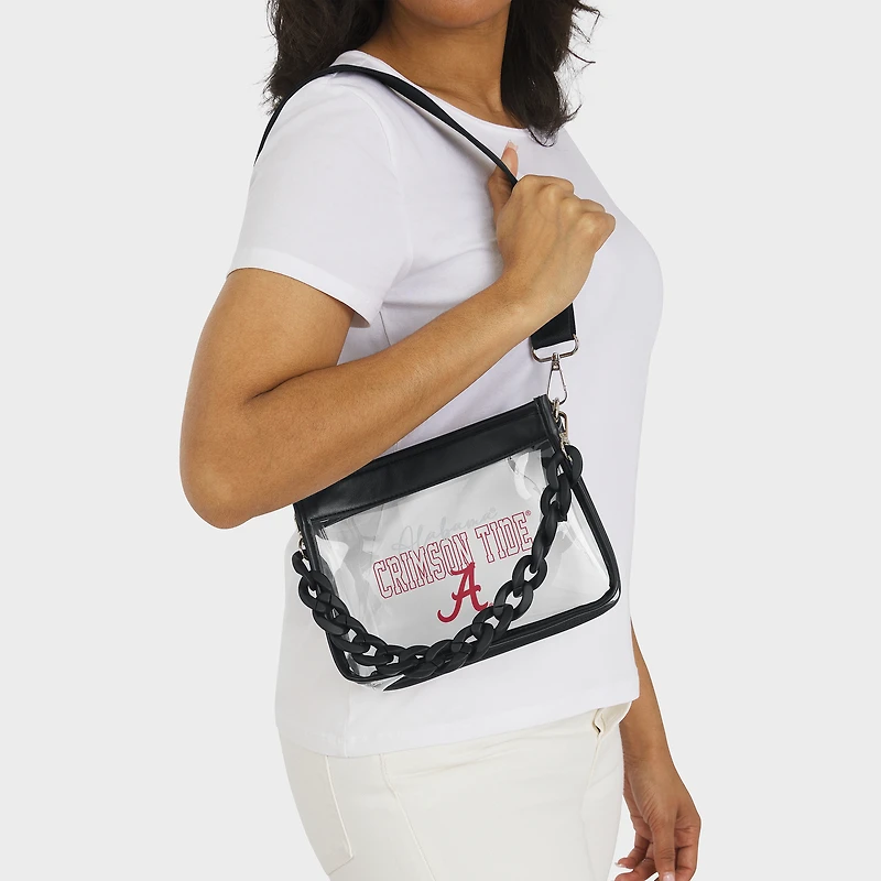 Sac bandoulière mini à chaîne en plastique WEAR by Erin Andrews Alabama Crimson Tide