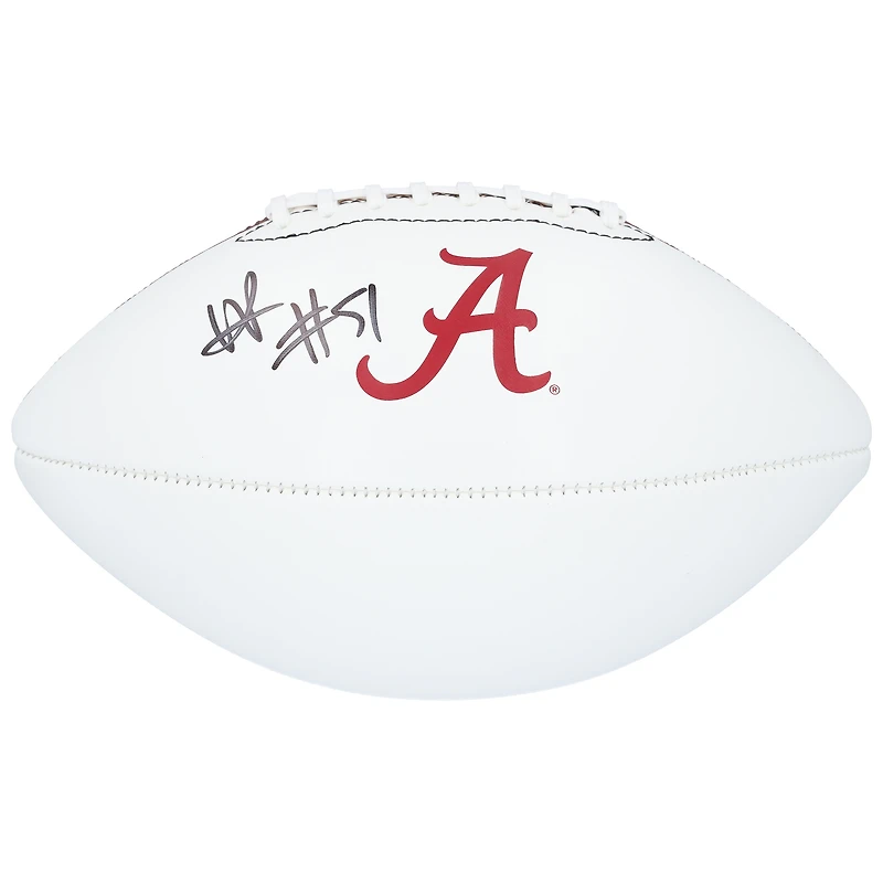 Will Anderson Jr. Alabama Crimson Tide Autographed Nike White Panel Football
