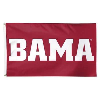 WinCraft Alabama Crimson Tide 3' x 5' Single-Sided Deluxe Secondary Team Logo Flag
