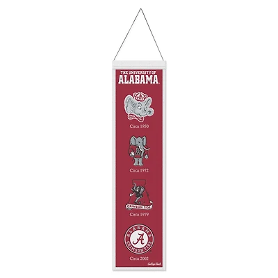 WinCraft Alabama Crimson Tide 8" x 32" College Vault Evolution Bannière