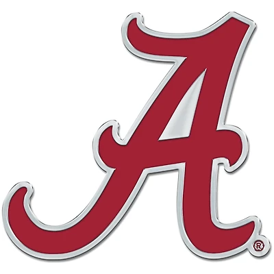Emblème automobile chromé WinCraft Alabama Crimson Tide