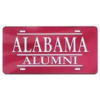 WinCraft Crimson Alabama Crimson Tide Alumni Plaque d'immatriculation en acrylique découpée au laser