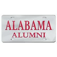WinCraft Crimson Alabama Crimson Tide Alumni Plaque d'immatriculation en acrylique découpée au laser