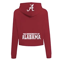 Women's Pro Standard Crimson Alabama Tide Game Day Sequin Full-Zip Hooded Jacket