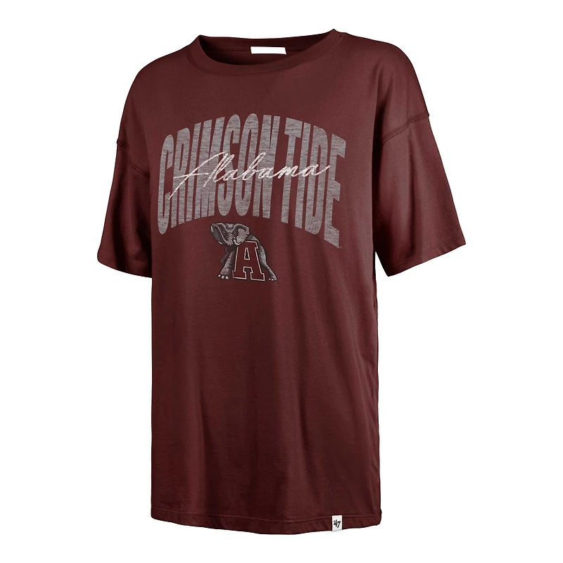 Women's '47 Crimson Alabama Tide Muse Sadie T-Shirt