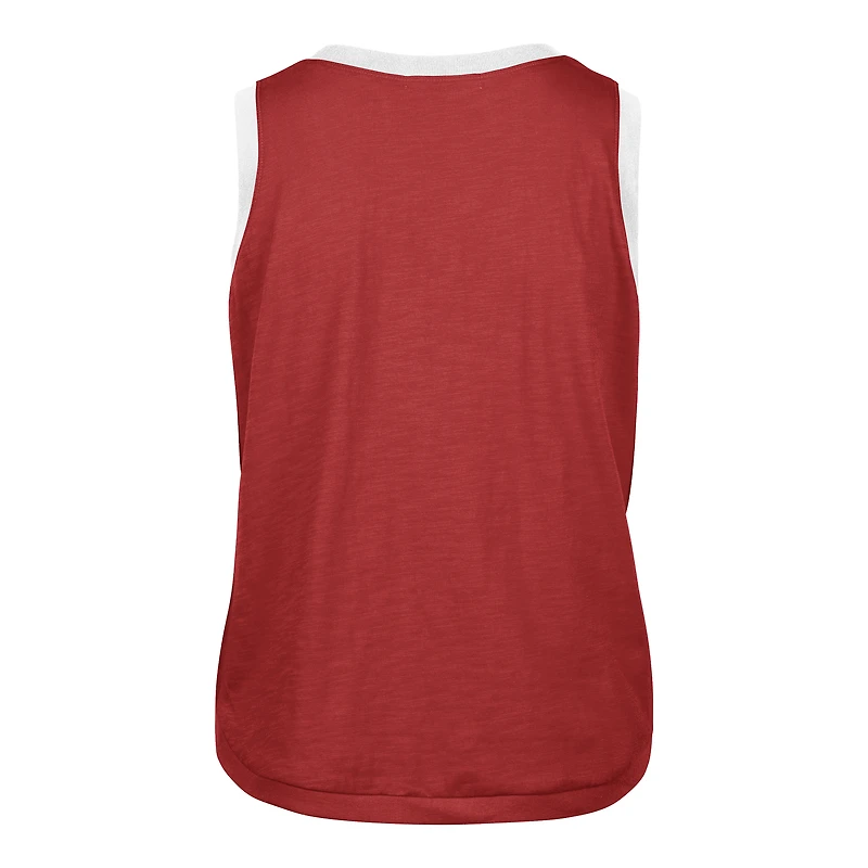 Women's '47 Crimson Alabama Tide Premier Ringer Tank Top