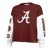 T-shirt à manches longues Crimson Alabama 47 pour femme, Tide Sydney