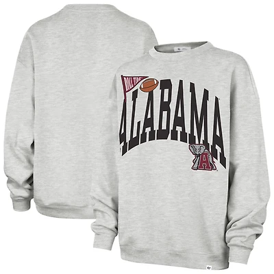 Women's '47  Gray Alabama Crimson Tide Icon Fleece Sweatshirt