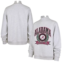 Sweat-shirt à col montant Laurel Arch gris Alabama Crimson Tide pour femme, modèle '47