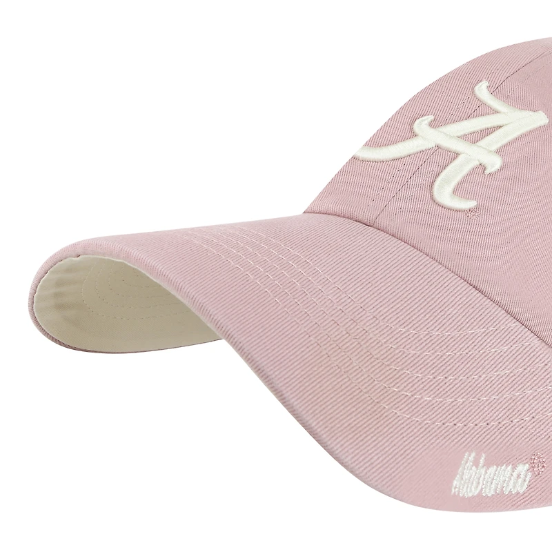 Casquette ajustable Dusty Miata Clean Up rose clair pour femme Alabama Crimson Tide '47