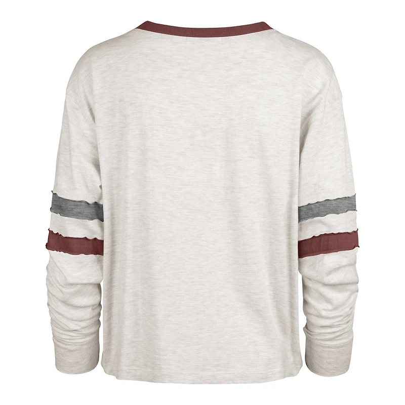 Women's '47 Oatmeal Alabama Crimson Tide All Class Lena Long Sleeve T-Shirt