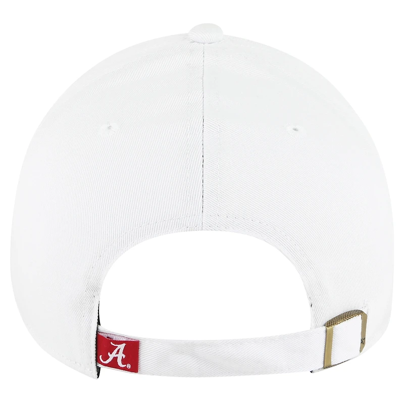Casquette ajustable Alabama Crimson Tide Pensacola Clean Up pour femme, modèle blanc 47