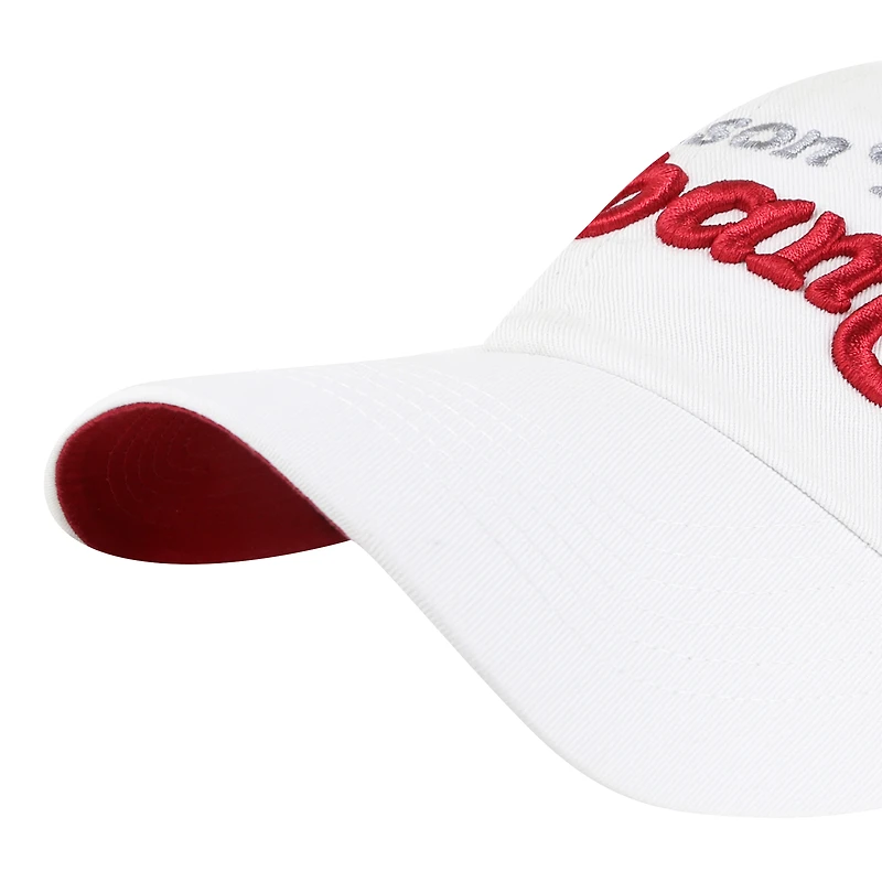Casquette ajustable Alabama Crimson Tide Pensacola Clean Up pour femme, modèle blanc 47