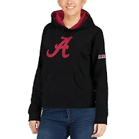 Women's Black Alabama Crimson Tide Big Logo Pullover Hoodie