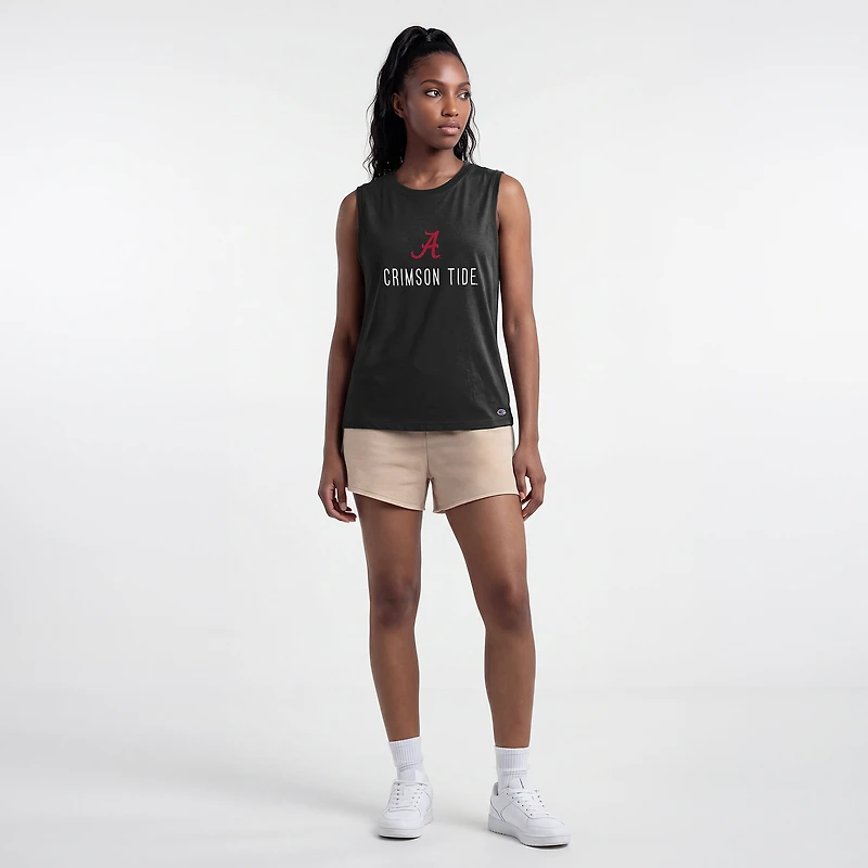 Women's Champion Black Alabama Crimson Tide Lifestyle Tank Top