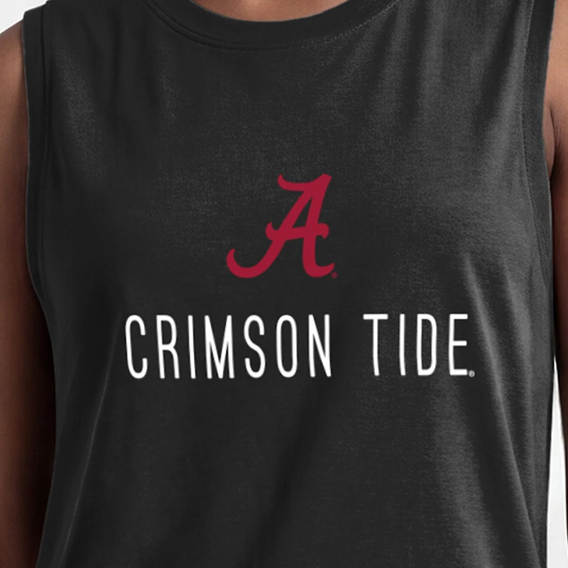Women's Champion Black Alabama Crimson Tide Lifestyle Tank Top