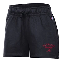 Women's Champion  Black Alabama Crimson Tide Powerblend Elastic Waist Shorts