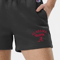 Women's Champion  Black Alabama Crimson Tide Powerblend Elastic Waist Shorts