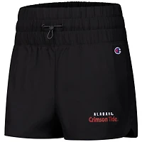 Women's Champion  Black Alabama Crimson Tide Tailgate Her Woven Shorts