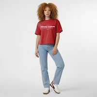 Women's Champion Crimson Alabama Tide Home Wordmark T-Shirt